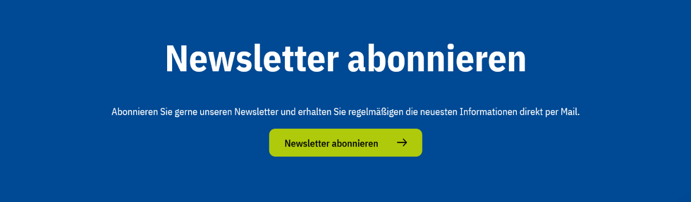 Screenshot eines Elementes der Startseite.